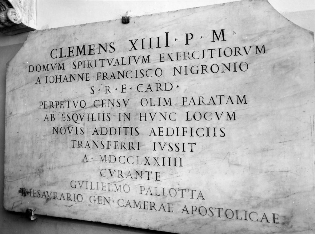 lapide - ambito romano (sec. XVIII)